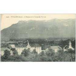 carte postale ancienne 38 TULLINS. Hôpital et Vercors 1916
