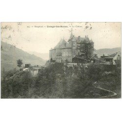 carte postale ancienne 38 URIAGE-LES-BAINS. Château 1909