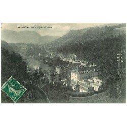 carte postale ancienne 38 URIAGE-LES-BAINS. Hôtels Avenue de Vizille 1911