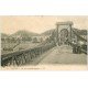 carte postale ancienne 38 VIENNE. Pont suspendu 1912