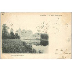 carte postale ancienne 38 VIZILLE. Le Château 1901