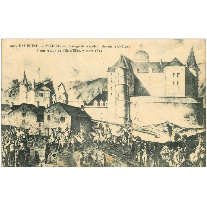 Vizille - VIZILLE Place du château - Entrée de la grande Rue - Carte Vizille - VIZILLE Place du château - Entrée de la grande Rue - Carte