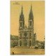 carte postale ancienne 38 VOIRON. Eglise Saint-Bruno. Carte toilée