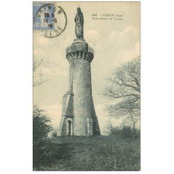 carte postale ancienne 38 VOIRON. Notre-Dame de Vouise 1929