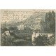 carte postale ancienne 38 VOIRON. Pont du Tramway 1904