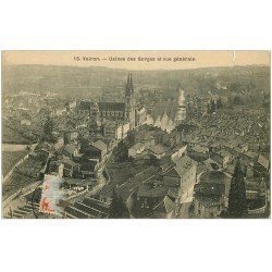 carte postale ancienne 38 VOIRON. Usines des Gorges 1913