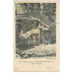 carte postale ancienne 39 BAUME-LES-MESSIEURS. Hôtel des Grottes 1910