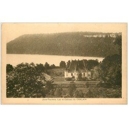 carte postale ancienne 39 CHALAIN. Château et Lac