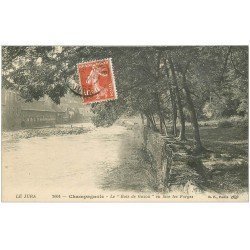 carte postale ancienne 39 CHAMPAGNOLE. Bois de Gazon et Forges 1919