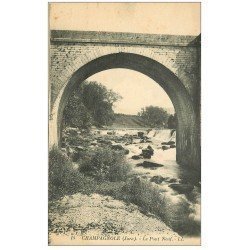 carte postale ancienne 39 CHAMPAGNOLE. Pont Neuf