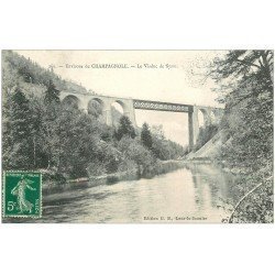 carte postale ancienne 39 CHAMPAGNOLE. Viaduc de Siam 1908