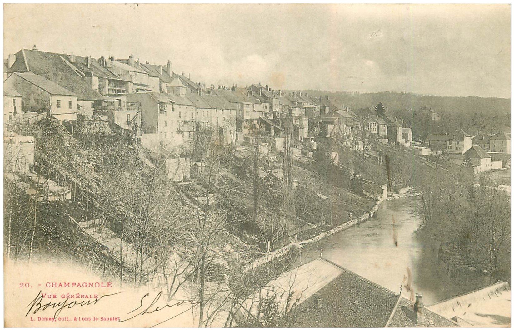 39 CHAMPAGNOLE. Vue générale 1901