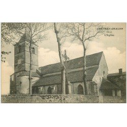 carte postale ancienne 39 CHATEAU-CHALON. Eglise