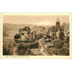 carte postale ancienne 39 CHATEAU-CHALON. Village 20583