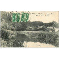 carte postale ancienne 39 COURCHAVON. L'Allaine 1911