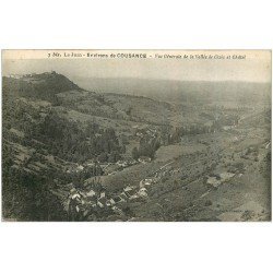 carte postale ancienne 39 COUSANCE. Vallée Gizia et Chatel