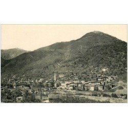 carte postale ancienne 06 ROQUEBILLIERE. Le Vieux Village (bords dentelés)