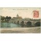 carte postale ancienne 39 DOLE. Grand Pont 1905