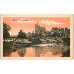 carte postale ancienne 39 DOLE. Pont du Pasquier