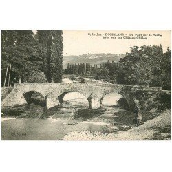 carte postale ancienne 39 DOMBLANS. Pont sur la Seille