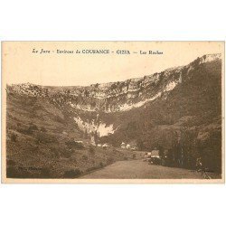 carte postale ancienne 39 GIZIA. Les Roches