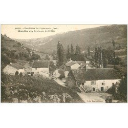 carte postale ancienne 39 GIZIA. Quartier des Bretenoz 1935