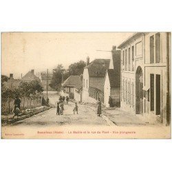 02 BEAURIEUX. Mairie et Rue du Pavé 1924