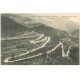 carte postale ancienne 06 Route de Sospel à Menton. Lacets de Fontanin
