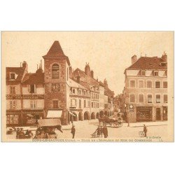 carte postale ancienne 39 LONS-LE-SAUNIER. Rue du Commerce