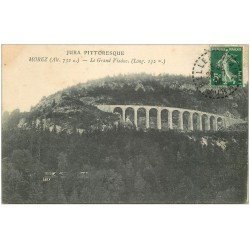 carte postale ancienne 39 MOREZ. Grand Viaduc 1906