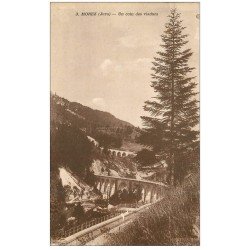 carte postale ancienne 39 MOREZ. Un coin des Viaducs