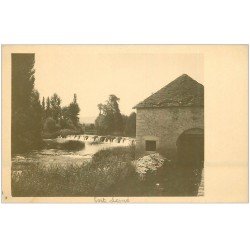 carte postale ancienne 39 MOULIN-SUR-LA-LOUE. Port Lesné. Rare Photo Carte