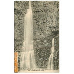 carte postale ancienne 39 NANS-SOUS-SAINTE-ANNE. Chutes du Creux-Billard 1923