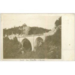 carte postale ancienne 39 NANS-SOUS-SAINTE-ANNE. Le Pont du Diable.