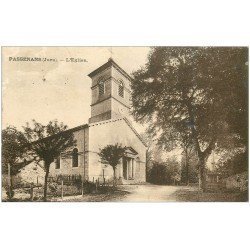 carte postale ancienne 39 PASSENANS. L'Eglise 1924