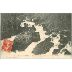 carte postale ancienne 39 PLANCHES. Grande Source de la Cuisance 1909