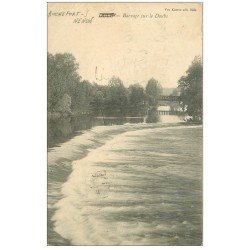 carte postale ancienne 39 ROCHEFORT-SUR-NENON. Barrage 1910
