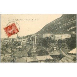 carte postale ancienne 39 SAINT-CLAUDE. La Grenette Rue Neuve 1908