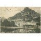carte postale ancienne 39 SAINT-CLAUDE. Le Pont de Fer 1913