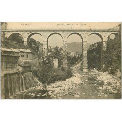 carte postale ancienne 39 SAINT-CLAUDE. Le Viaduc