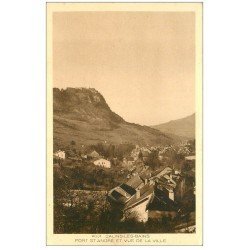 carte postale ancienne 39 SALINS-LES-BAINS. Fort Saint-André et Ville