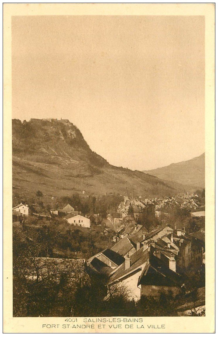 SALINS les BAINS Entrée du FORT St ANDRÉ CAMP de Vacance ENFANTS cpa Rare 39 SALINS les BAINS Entrée du FORT St ANDRÉ CAMP de Vacance ENFANTS cpa Rare 39