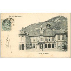 carte postale ancienne 39 SALINS-LES-BAINS. Hôtel de Ville 1903