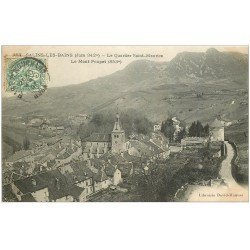 carte postale ancienne 39 SALINS-LES-BAINS. Quartier Saint-Maurice 1907