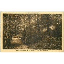 carte postale ancienne 39 VERS-EN-MONTAGNE. L'Oasis. Parc 1933