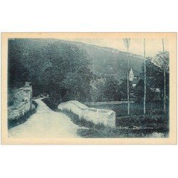 carte postale ancienne 39 VOITEUR. Pont de Névy