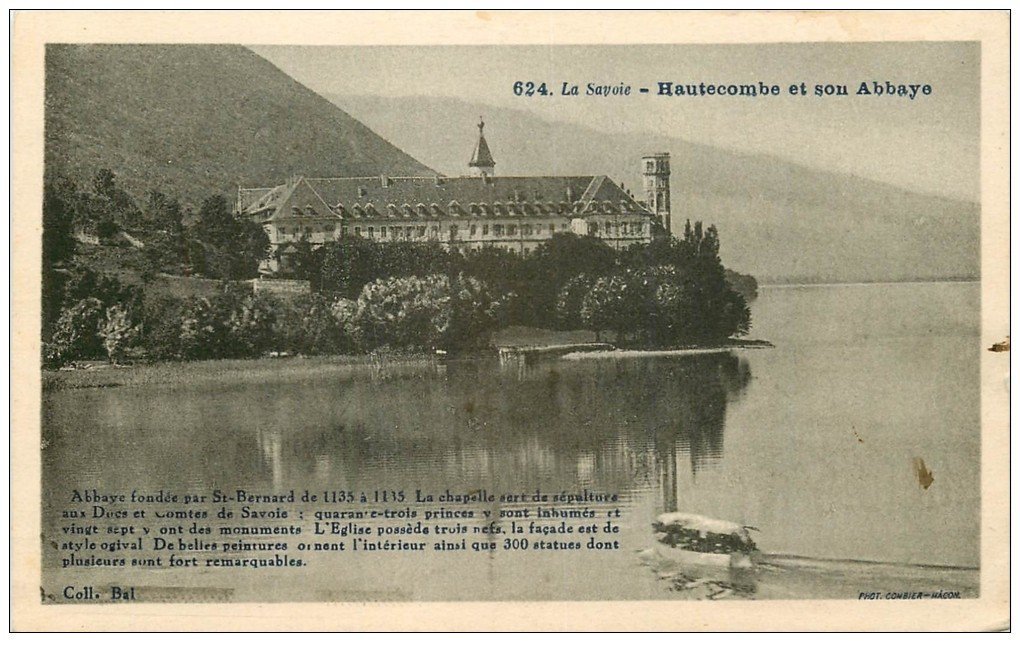 carte postale ancienne 73 ABBAYE D'HAUTECOMBE. 1931