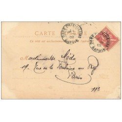 carte postale ancienne 73 AIX-LES-BAINS. Arc Campanus. Timbre 10 Centimes 1902