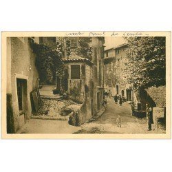 carte postale ancienne 06 SAINT-PAUL. . Une Rue