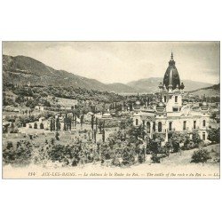 carte postale ancienne 73 AIX-LES-BAINS. Château Roche du Roi 1921